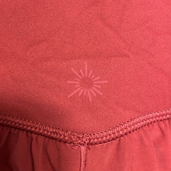 Offline By Aerie Women's Real Me Flowy Shorts Rust X-Large NEW! - Picture 3 of 8